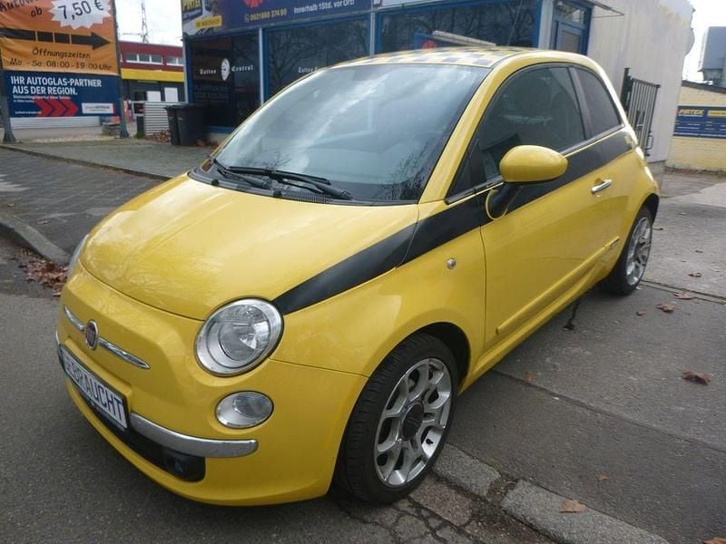 Gebraucht Fiat 500 Sport 101 PS (74 kW) 2008 Gelb Kleinwagen