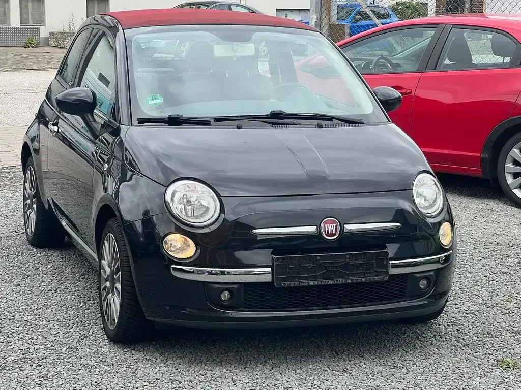 Gebraucht Fiat 500 Lounge 69 PS (50 kW) 2014 Schwarz Cabrio