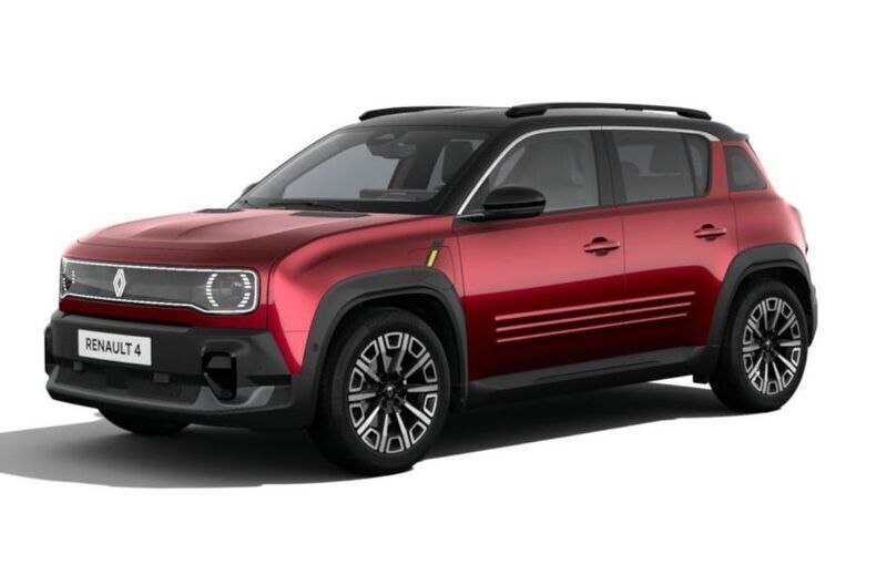 Rot Neu 2025 Renault 4 E-Tech Iconic SUV | 34.290 € (Guter Preis) - Bild 1/4