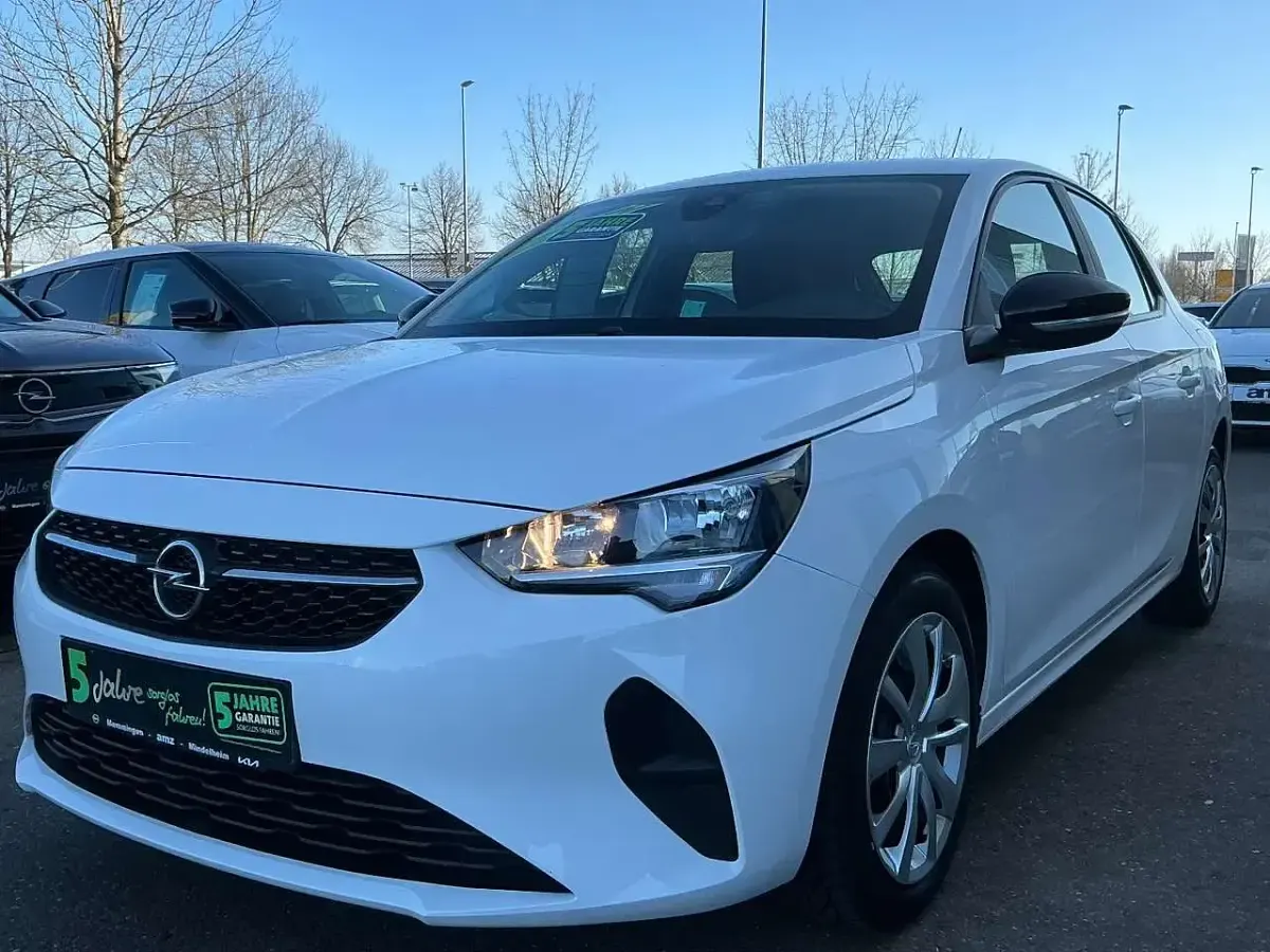 Gebraucht Opel Corsa Edition 101 PS (74 kW) 2022 Jade weiss Kleinwagen
