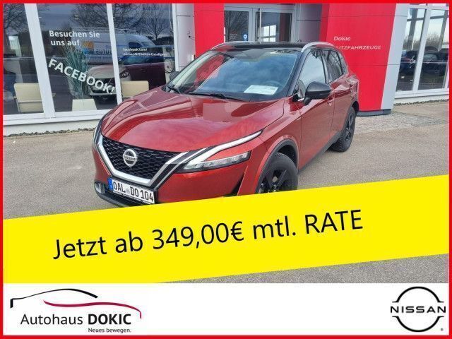 Sunset red Gebraucht 2021 Nissan Qashqai N-Connecta SUV | 28.990 € (Teuer) - Bild 1/4