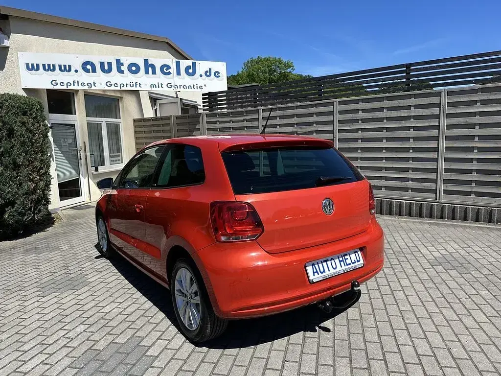 Gebraucht VW Polo Style 60 PS (44 kW) 2012 Orange Kleinwagen