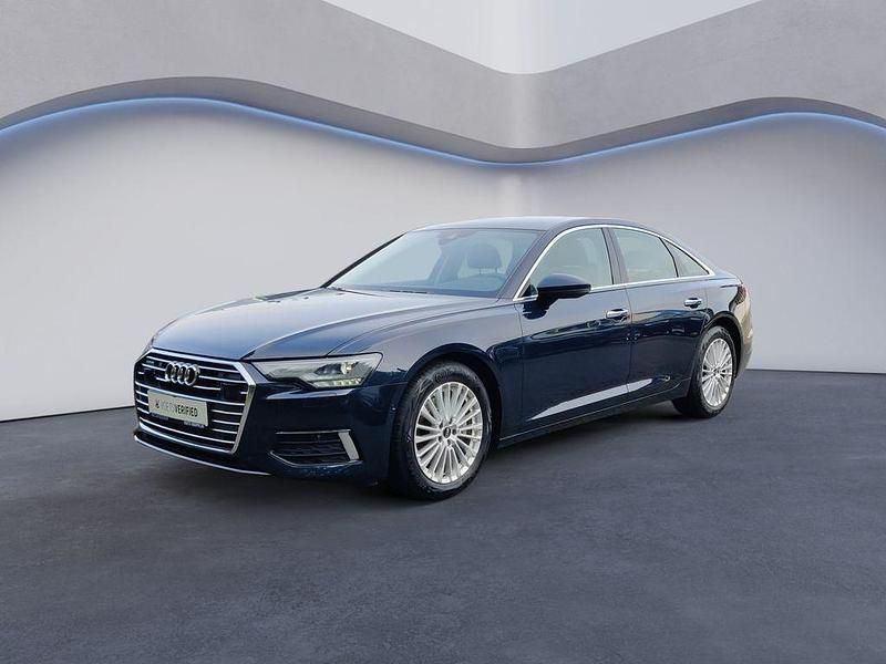 Firmamentblau metallic Gebraucht 2022 Audi A6 Limousine | 38.580 € (Superpreis) - Bild 1/4