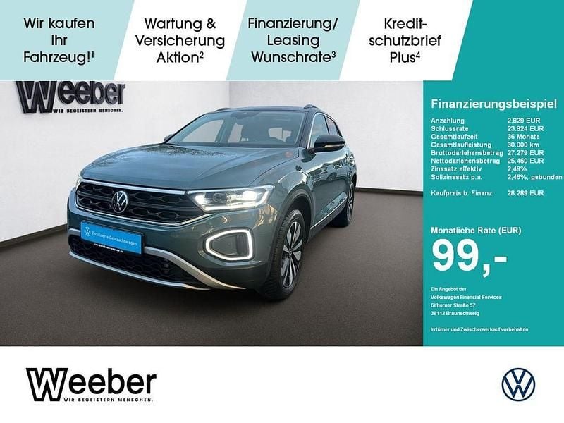 Blau Gebraucht 2025 VW T-Roc Goal SUV | 28.289 € (Superpreis) - Bild 1/4