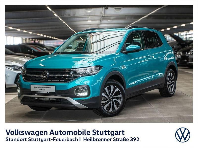 Makenatürkis metallic Gebraucht 2021 VW T-Cross Active SUV | 17.930 € (Guter Preis) - Bild 1/4