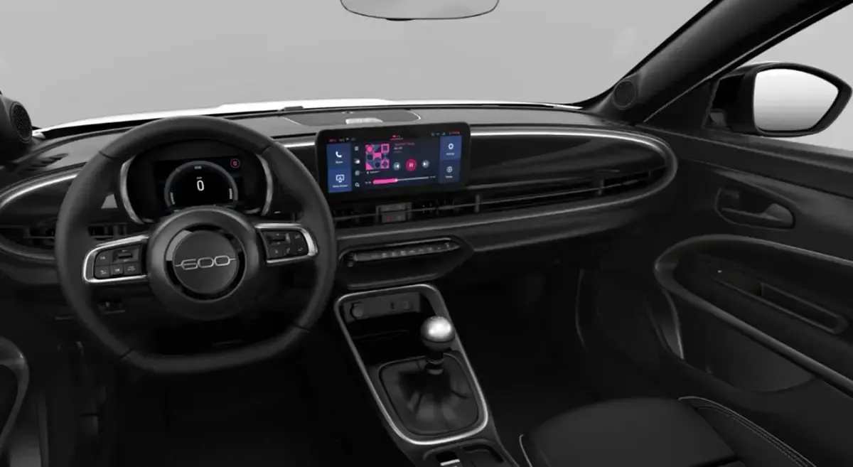 Neu Fiat 600 Street 101 PS (74 kW) 2026 Gelato weiß / dach schwarz SUV