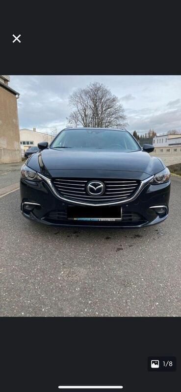 Schwarz Gebraucht 2016 Mazda 6 Sports-Line Kombi | 16.999 € - Bild 1/4