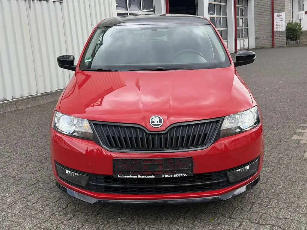 Gebraucht Skoda Rapid Monte Carlo 110 PS (80 kW) 2015 Rot Kleinwagen