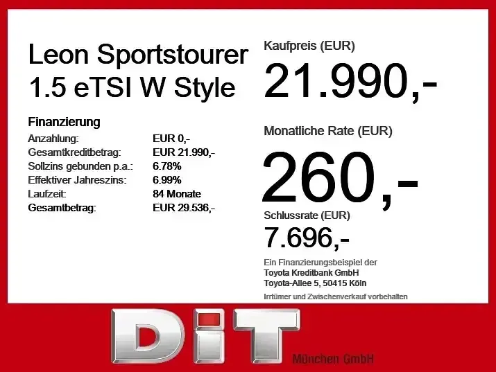 Gebraucht Seat Leon Style 150 PS (110 kW) 2025 Magnetic tech (metallic) Kombi