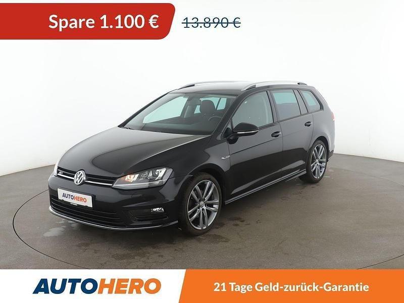 Schwarz Gebraucht 2016 VW Golf VII Comfortline Kombi | 12.790 € (Fairer Preis) - Bild 1/3
