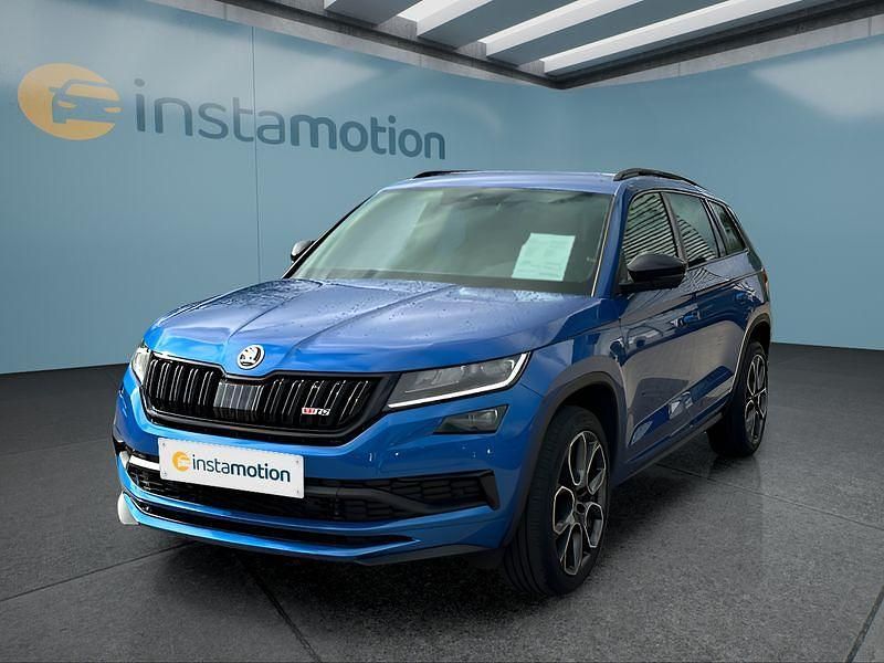 Blau Gebraucht 2019 Skoda Kodiaq RS SUV | 36.549 € (Fairer Preis) - Bild 1/4