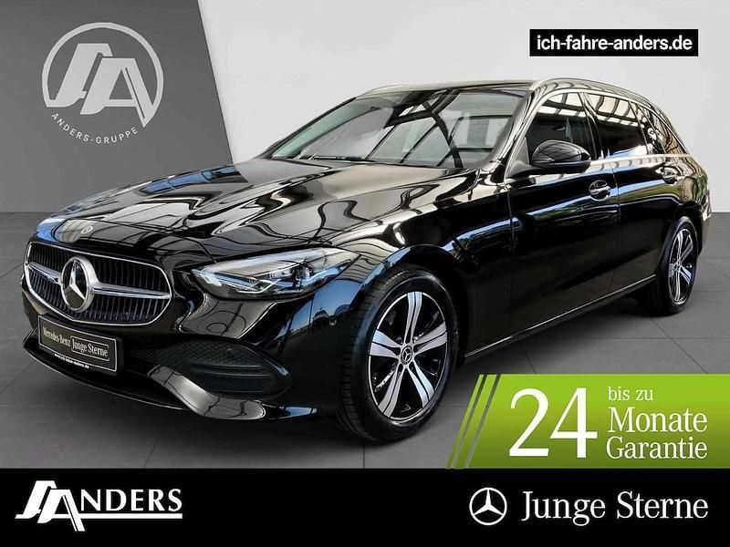 Obsidianschwarz Gebraucht 2024 Mercedes C180 Avantgarde Kombi | 36.484 € (Fairer Preis) - Bild 1/3