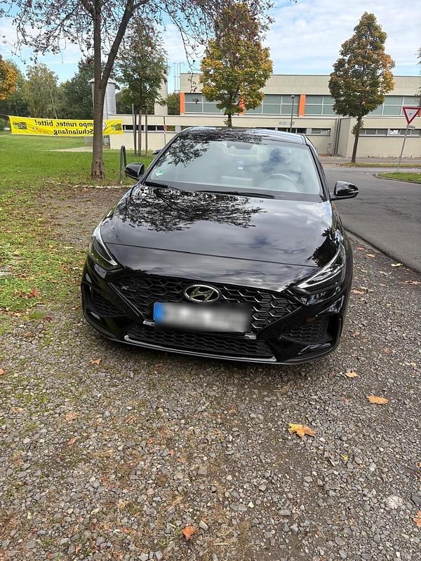 Schwarz Gebraucht 2021 Hyundai i30 N Line Kleinwagen | 20.000 € (Fairer Preis) - Bild 1/4