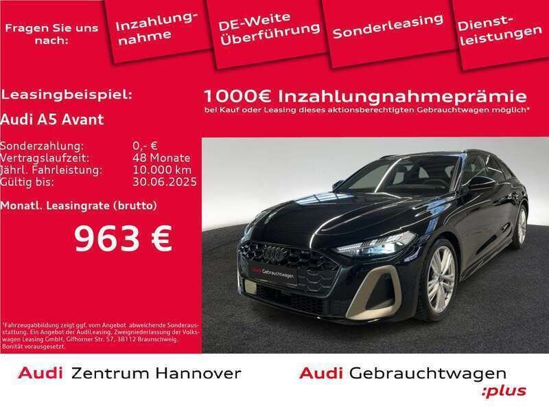 Mythosschwarz metallic Gebraucht 2025 Audi A5 Coupé | 76.990 € - Bild 1/4