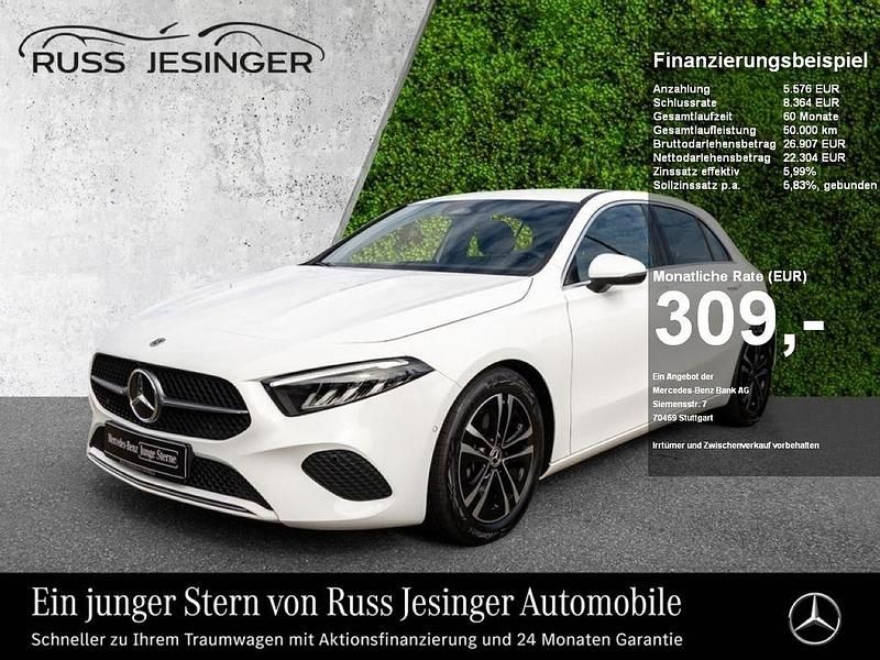 Polar white Gebraucht 2024 Mercedes A180 Progressive Limousine | 27.880 € (Guter Preis) - Bild 1/3