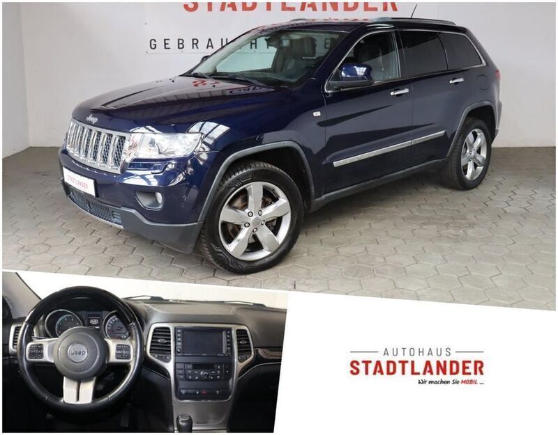Blau Gebraucht 2012 Jeep Grand Cherokee Overland SUV | 14.990 € (Fairer Preis) - Bild 1/4