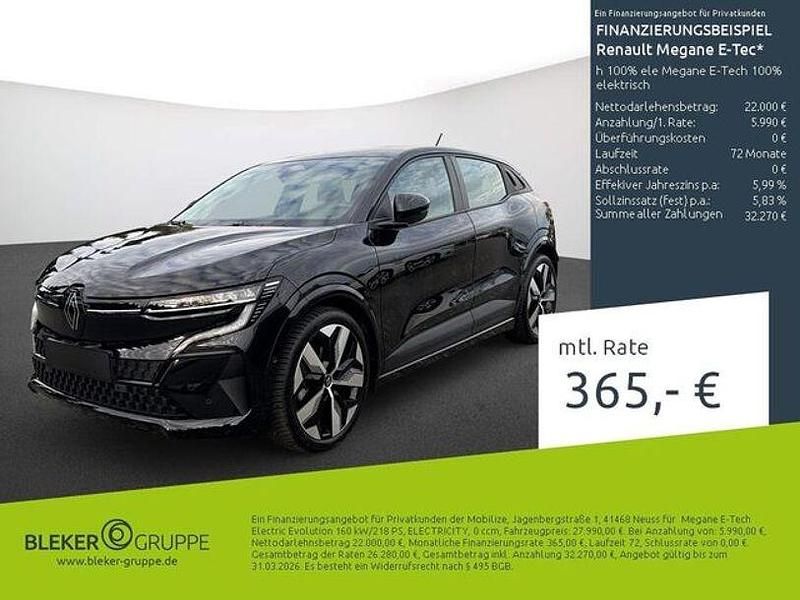 Sternenschwarz (metallic) Gebraucht 2023 Renault Mégane IV Limousine | 26.580 € (Fairer Preis) - Bild 1/3