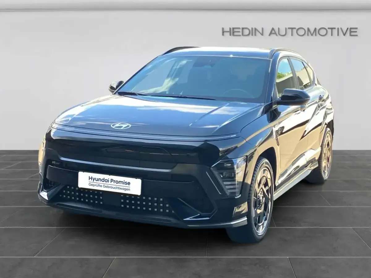 Gebraucht Hyundai Kona N Line 160 kW (218 PS) 2025 Schwarz SUV