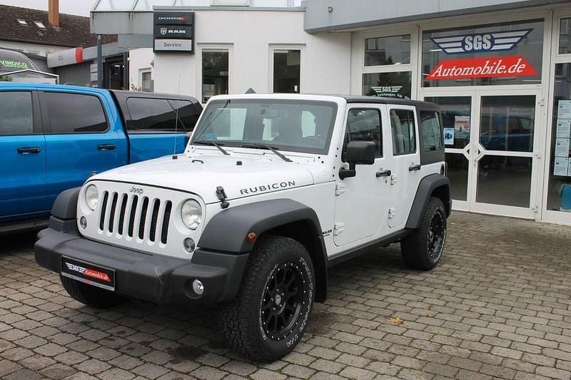 Weiß Gebraucht 2014 Jeep Wrangler Unlimited Rubicon SUV | 31.900 € (Etwas zu teuer) - Bild 1/4