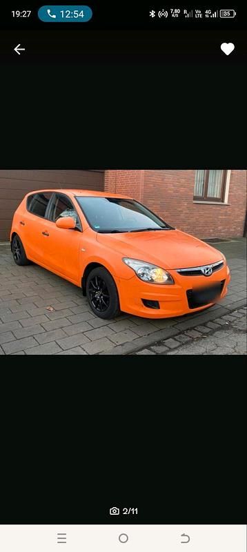Orange Gebraucht 2009 Hyundai i30 Kleinwagen | 2.600 € (Fairer Preis) - Bild 1/4