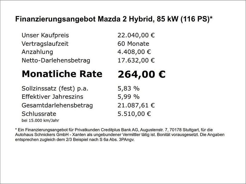 Nouvelle Mazda 2 116 ch (85 kW) 2025 Blanc Citadine