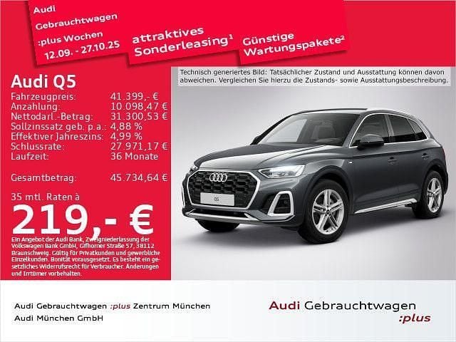 Daytonagrau perleffekt Gebraucht 2022 Audi Q5 S-Line SUV | 41.399 € (Fairer Preis) - Bild 1/2