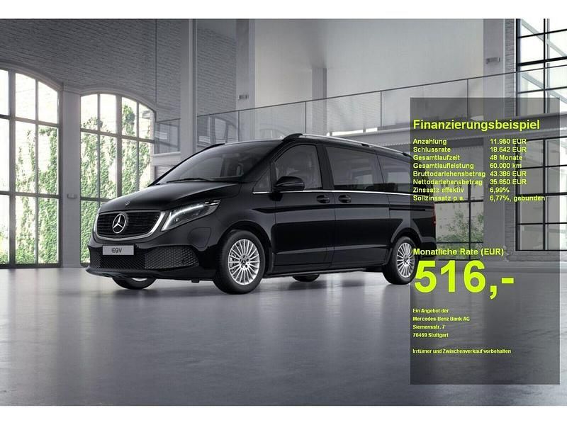 Schwarz Gebraucht 2024 Mercedes EQV300 Avantgarde Van / Kleinbus | 47.800 € (Guter Preis) - Bild 1/3