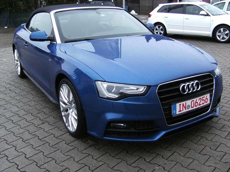 Gebraucht Audi A5 Cabriolet S-Line 190 PS (139 kW) 2016 Sepangblau perleffekt Cabrio