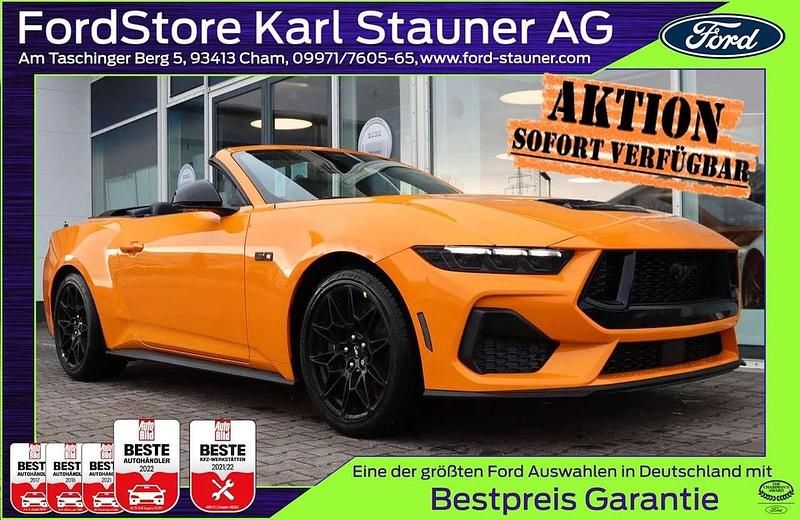 Neu Ford Mustang 446 PS (328 kW) 2026 Orange fury metallic Cabrio