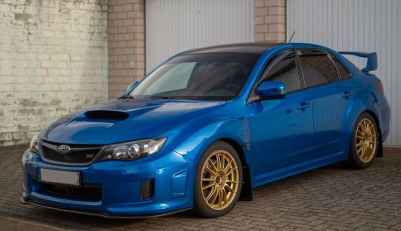 Blau Gebraucht 2012 Subaru WRX STI Limousine | 33.555 € (Teuer) - Bild 1/4