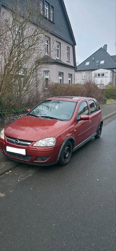 Rot Gebraucht 2006 Opel Corsa Kleinwagen | 850 € (Superpreis) - Bild 1/4