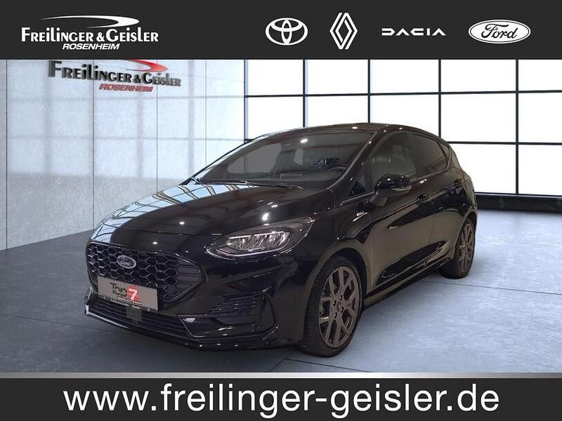 Obsidianschwarz (metallic) Gebraucht 2023 Ford Fiesta ST-Line X Kleinwagen | 20.800 € (Fairer Preis) - Bild 1/4
