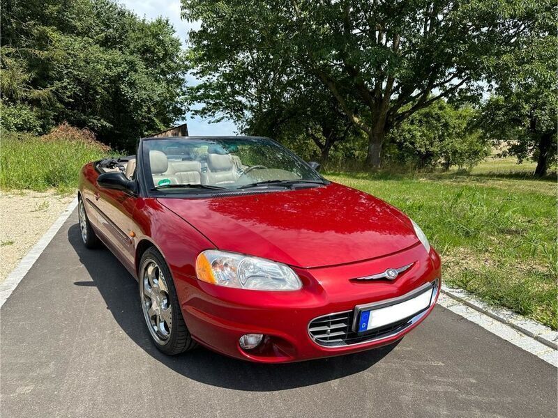 Rot Gebraucht 2001 Chrysler Sebring Cabriolet Cabrio | 4.400 € (Etwas zu teuer) - Bild 1/4