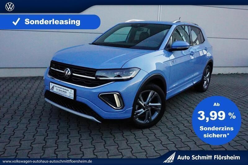 Clear blue metallic Gebraucht 2024 VW T-Cross R-line SUV | 27.990 € (Etwas zu teuer) - Bild 1/4