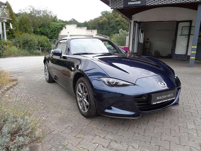 Neu Mazda MX5 Kazari 132 PS (97 kW) 2025 Deep crystal blue Cabrio