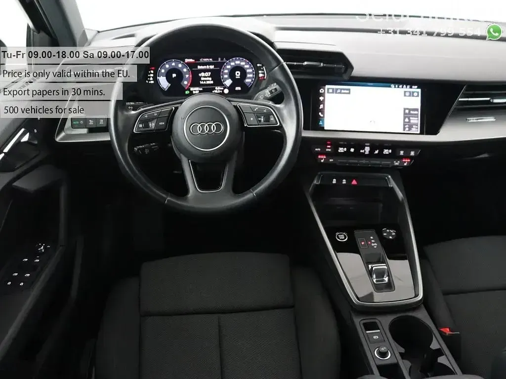 Gebraucht Audi A3 Advanced 110 PS (80 kW) 2023 Schwarz Limousine