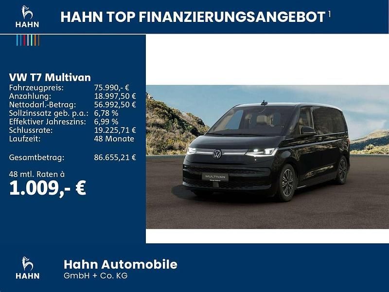 Neu VW Multivan 177 PS (130 kW) 2026 Deep black perleffekt Van
