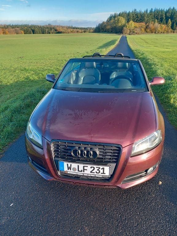 Rot Gebraucht 2012 Audi A3 Cabriolet Ambition Cabrio | 6.900 € (Superpreis) - Bild 1/4