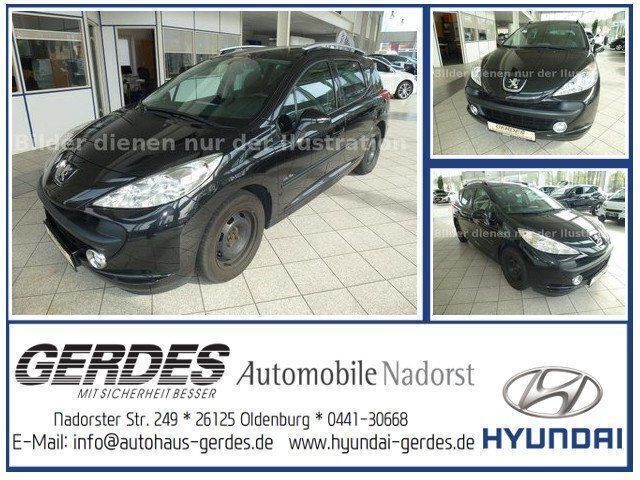 Schwarz metallic Gebraucht 2009 Peugeot 207 Urban Move Kombi | 5.690 € - Bild 1/4