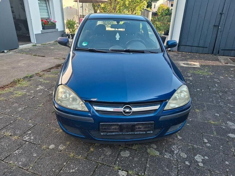 Blau Gebraucht 2004 Opel Corsa Kleinwagen | 750 € (Superpreis) - Bild 1/4