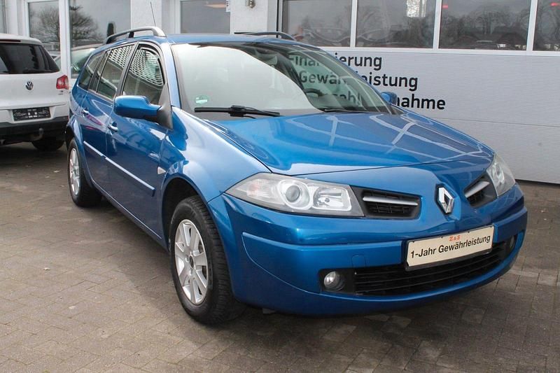 Blau Gebraucht 2009 Renault Mégane GrandTour Avantage Kombi | 4.444 € (Teuer) - Bild 1/3
