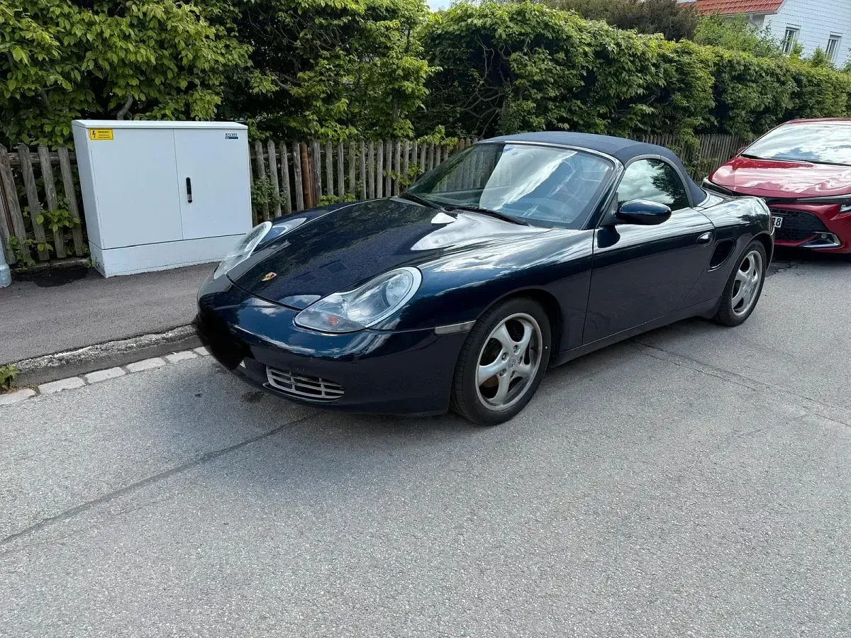 Gebraucht Porsche Boxster 220 PS (161 kW) 1997 Blau Cabrio