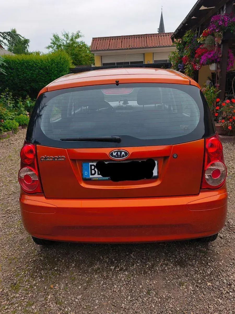 Gebraucht Kia Picanto 65 PS (47 kW) 2009 Orange Kleinwagen