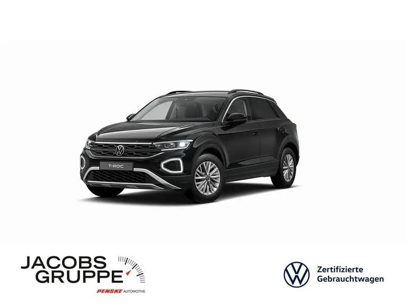 Schwarz Gebraucht 2024 VW T-Roc Life SUV | 21.969 € (Guter Preis) - Bild 1/3