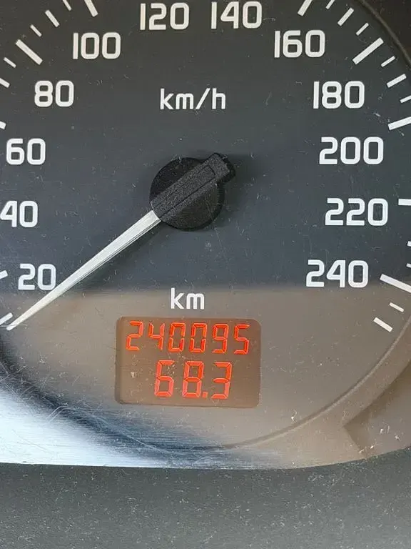 Gebraucht Renault Scénic Authentique 95 PS (69 kW) 2002 Grau Van / Kleinbus