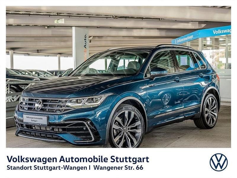 Nightshade blue metallic Gebraucht 2023 VW Tiguan R-line SUV | 36.330 € (Guter Preis) - Bild 1/4