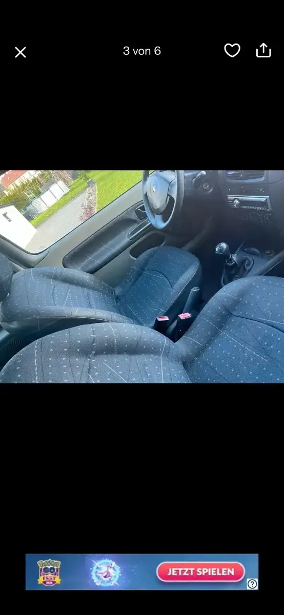 Gebraucht Renault Clio II 58 PS (42 kW) 2002 Silber Kleinwagen