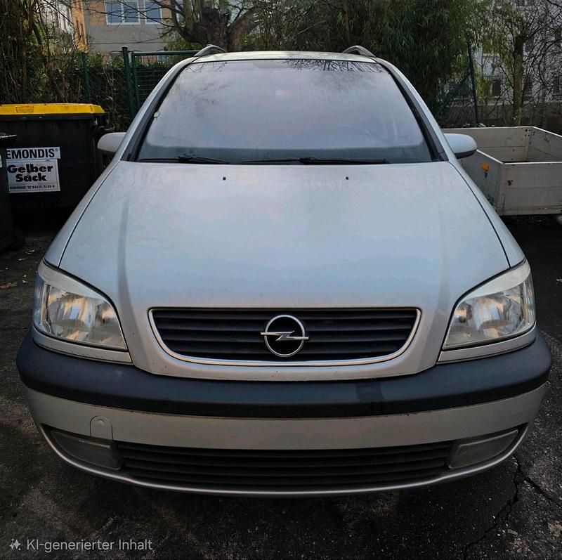 Silber Gebraucht 2002 Opel Zafira Elegance Van / Kleinbus | 950 € (Guter Preis) - Bild 1/4