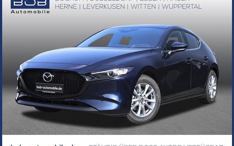 Neu Mazda 3 Prime-Line 140 PS (102 kW) 2025 Blau Limousine