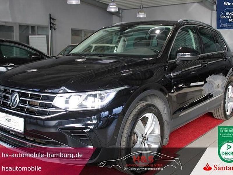 Schwarz Gebraucht 2021 VW Tiguan Elegance SUV | 26.900 € (Guter Preis) - Bild 1/4